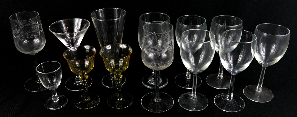 Clear Glass Barware
