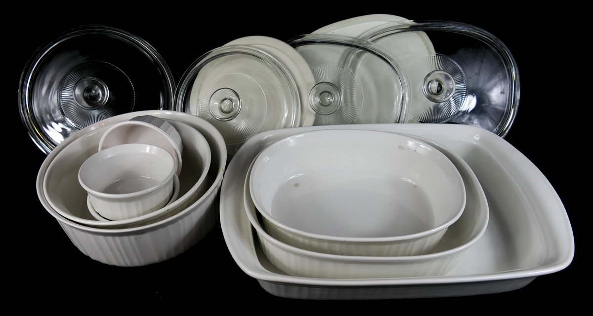 French White Corning Ware