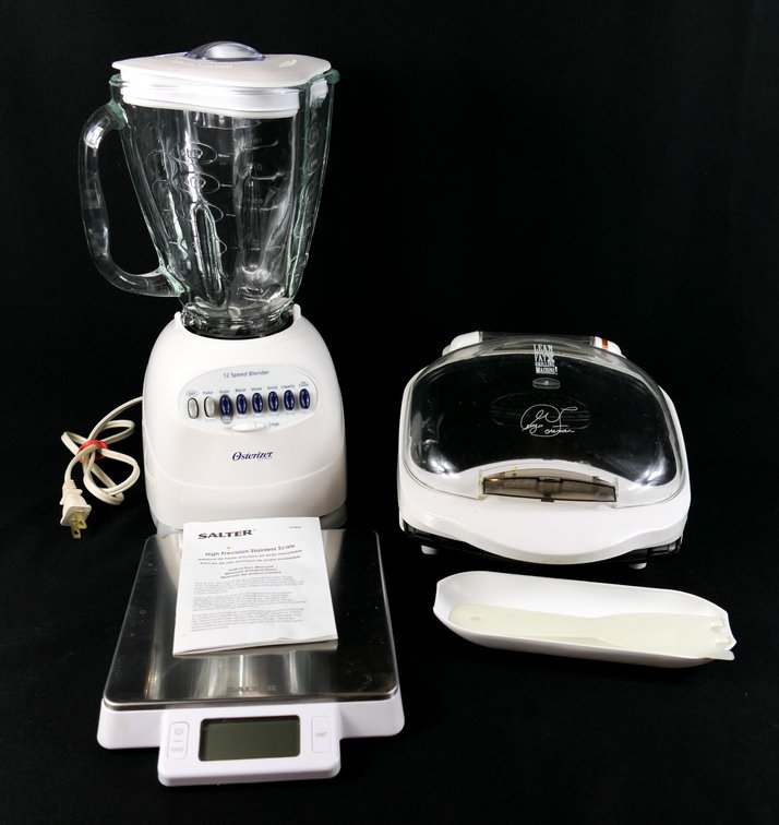 Osterizer Blender and George Foreman Grill