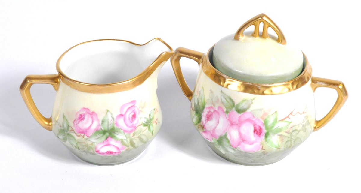 Vintage Bavarian Sugar and Creamer