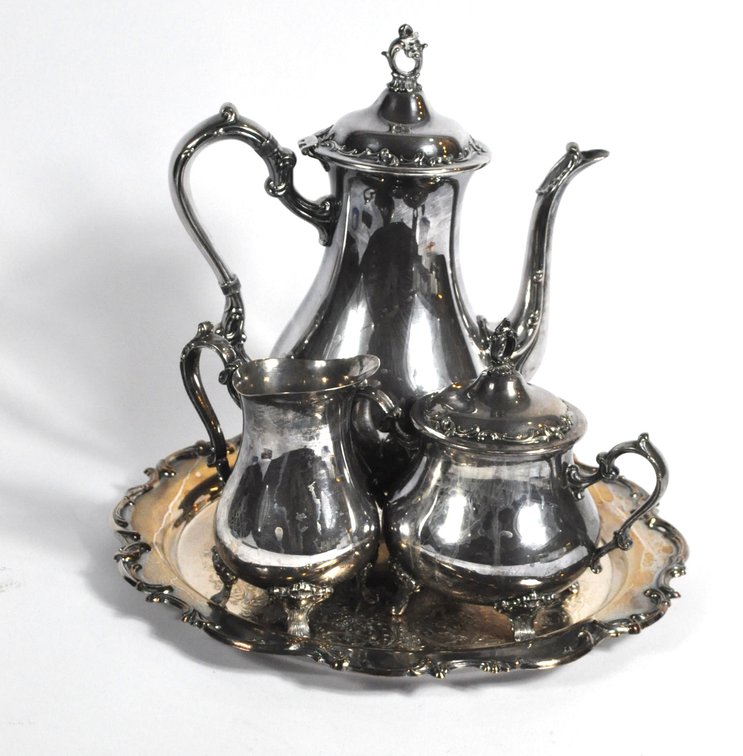 Alvin Electroplate Tea Set