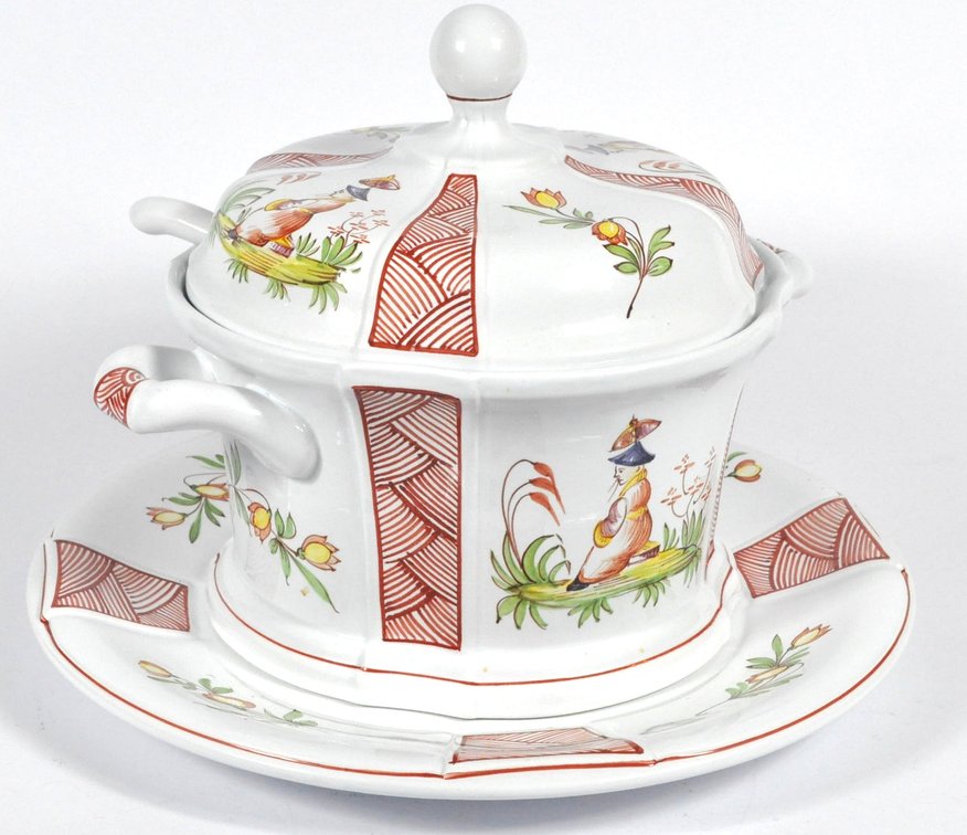 Hand Painted Italian Tureen