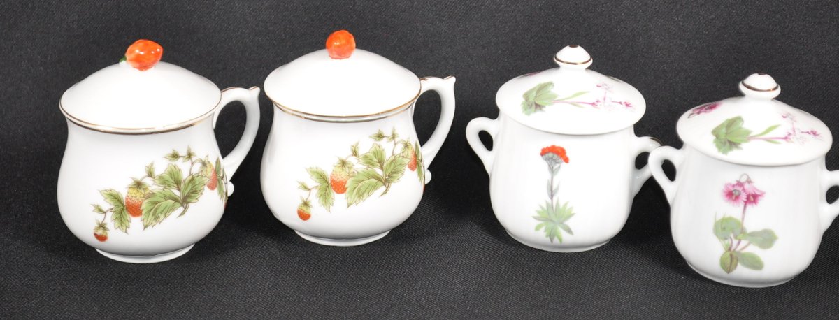Porcelain Jam Jars