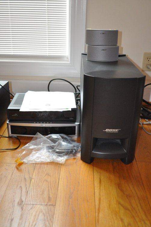 Bose Speaker System and Arris Tuner DVR