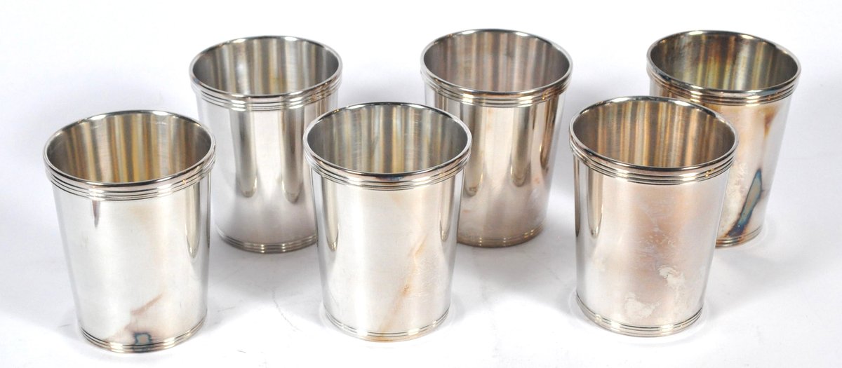 El de Uberti Silverplate Julep Cups
