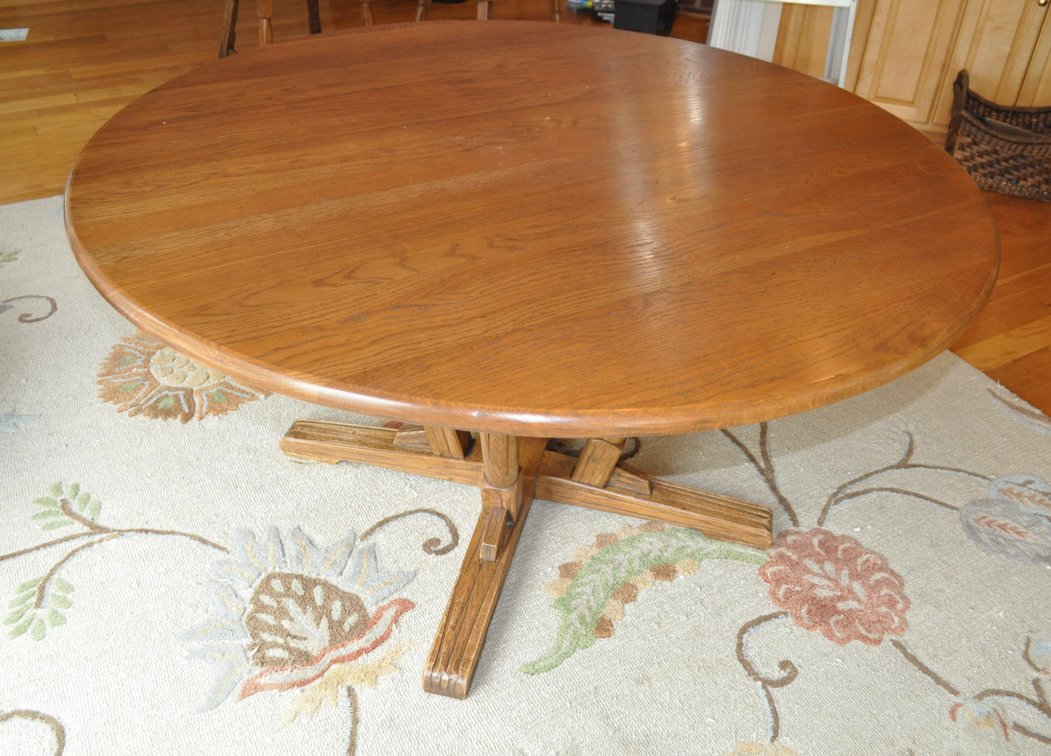 Solid Oak Kitchen Table