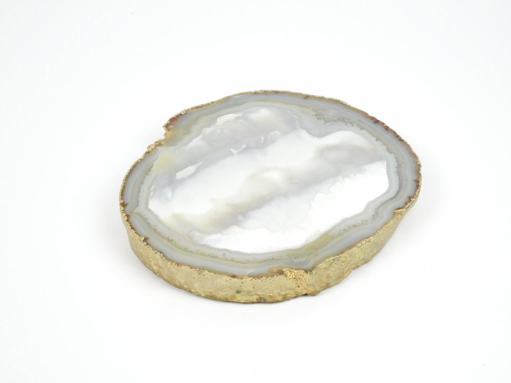Agate Slice Trinket Pedestal
