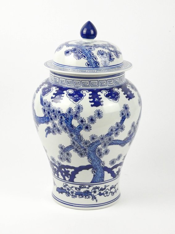 Large William Sonoma Ginger Jar