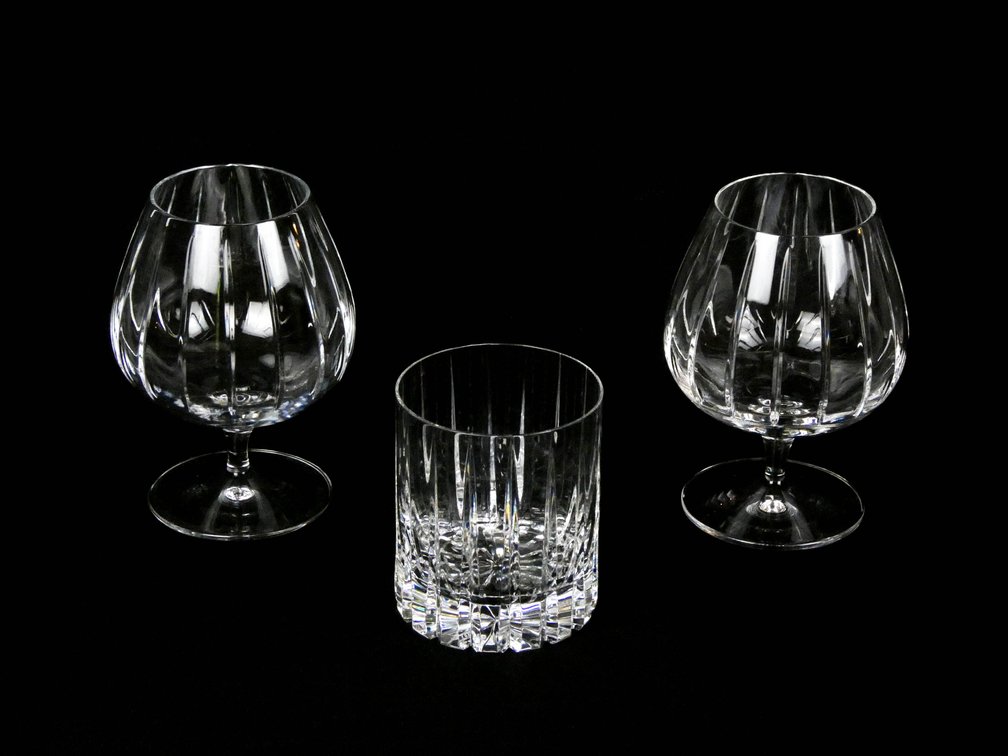 Three Crystal Glasses