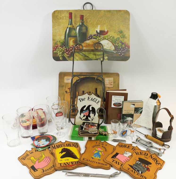 Large Collection of Bar Items