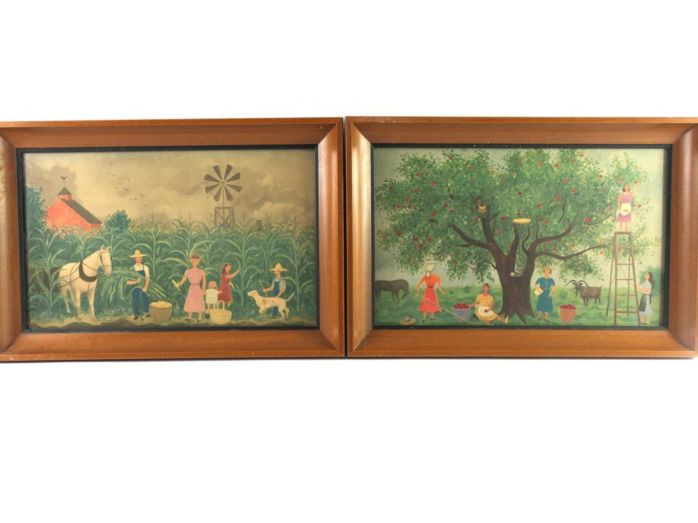 Two Framed Prints by Doris Lee