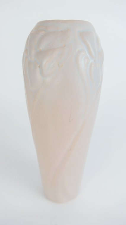 Van Briggle Mauve Floral Pottery Vase