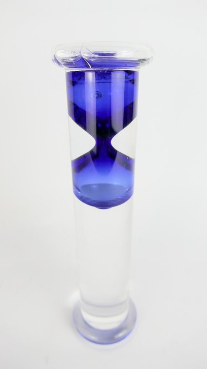 G.W. Schleidt Newton Gravity Glass Floating Hourglass Timer