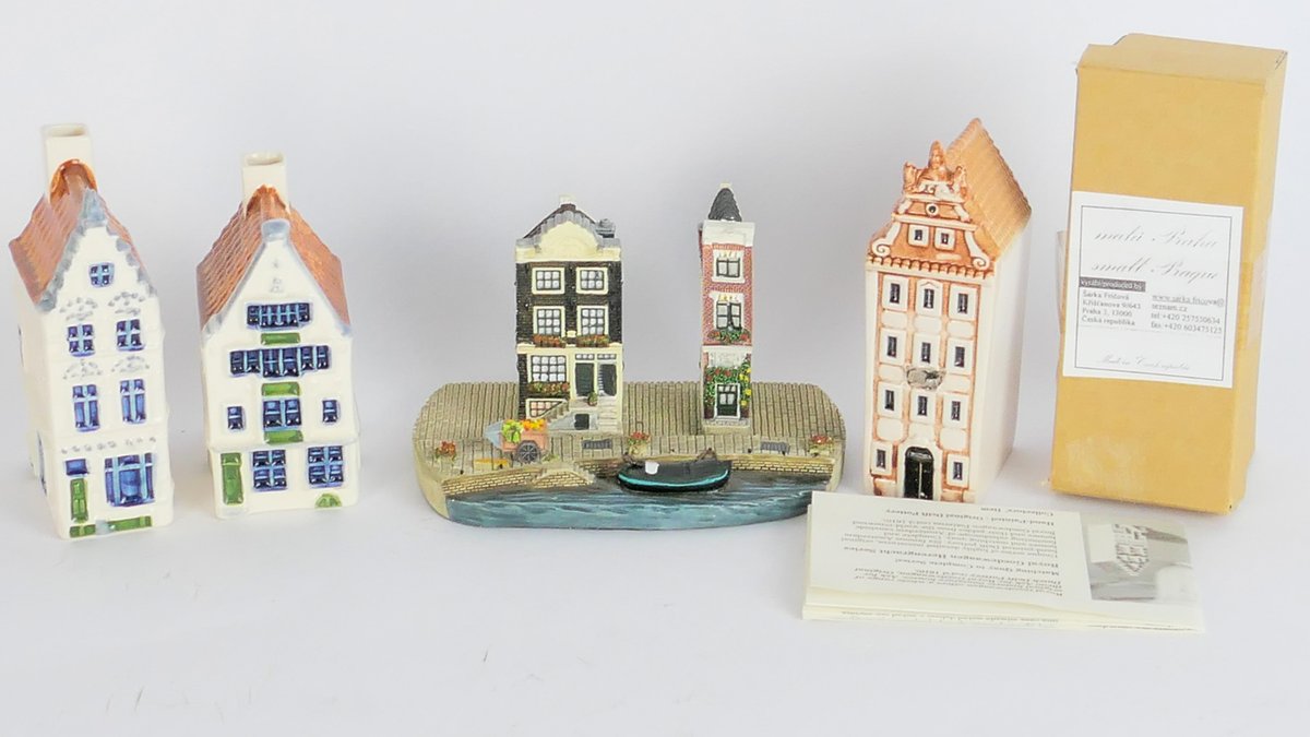 Handmade and Handpainted Miniature Facades