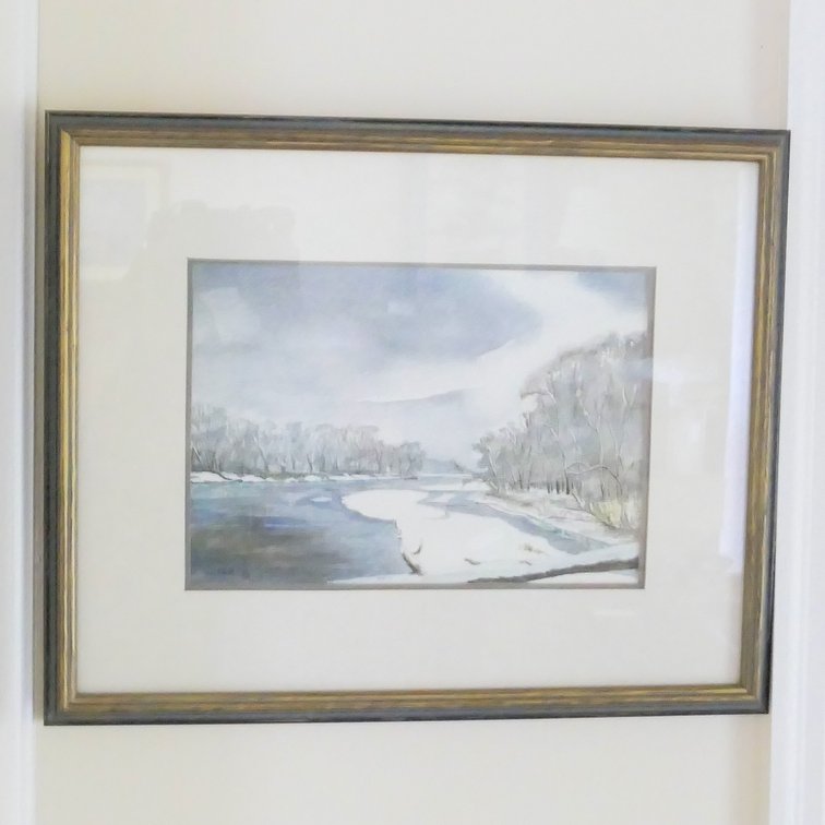 T. Marion Heter Framed Watercolor