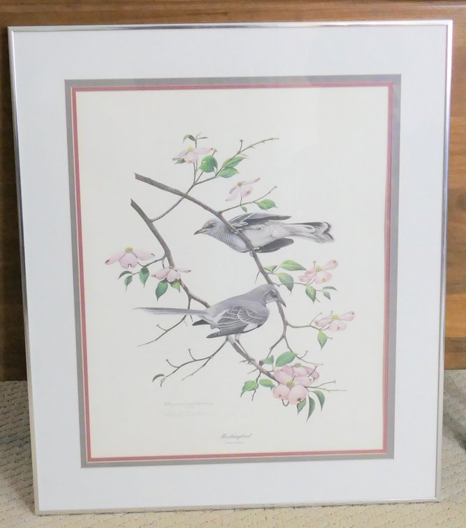 Richard Evans Younger Signed "Mockingbird" Print