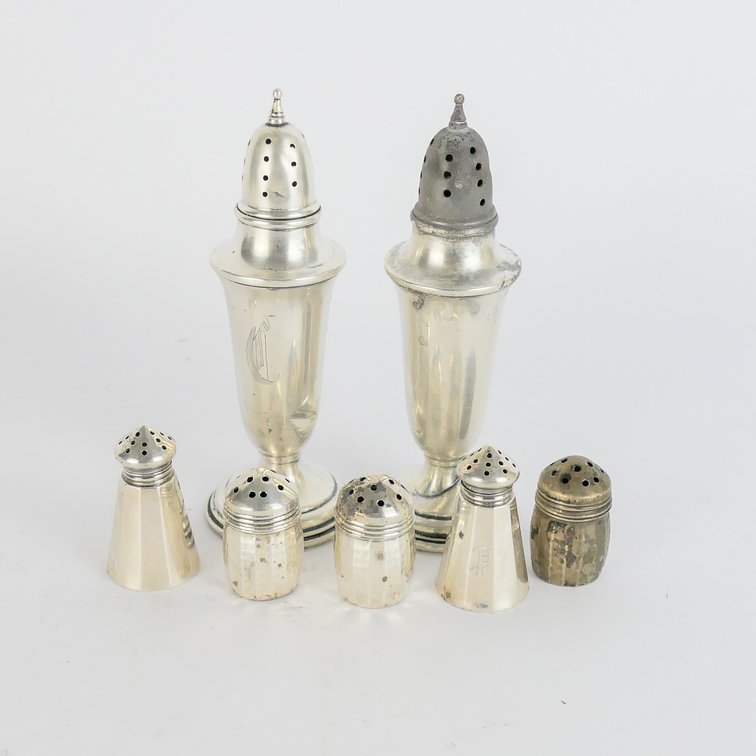 Sterling Silver Salt and Pepper Shakers