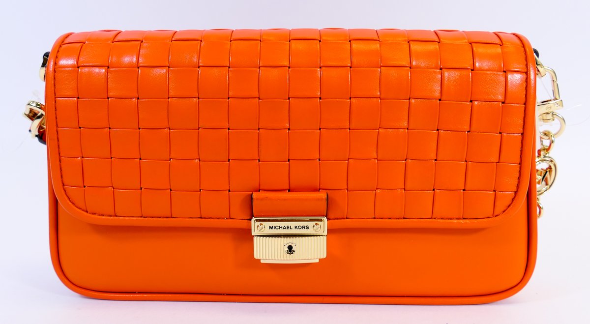 Orange Bradshaw Handbag by Michael Kors