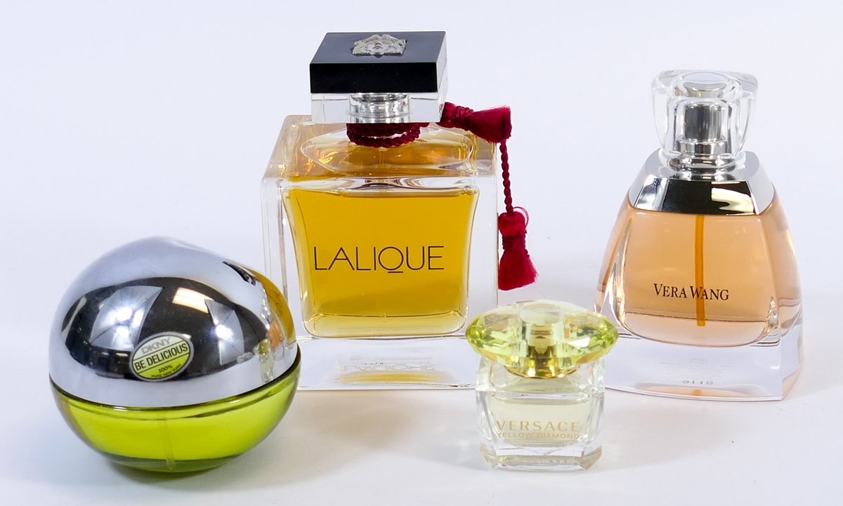 Four Perfume Bottles
