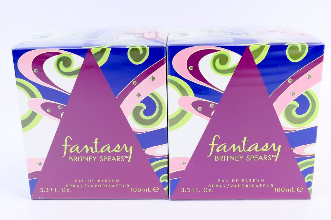 Two Britney Spears Boxed Perfume Bottles