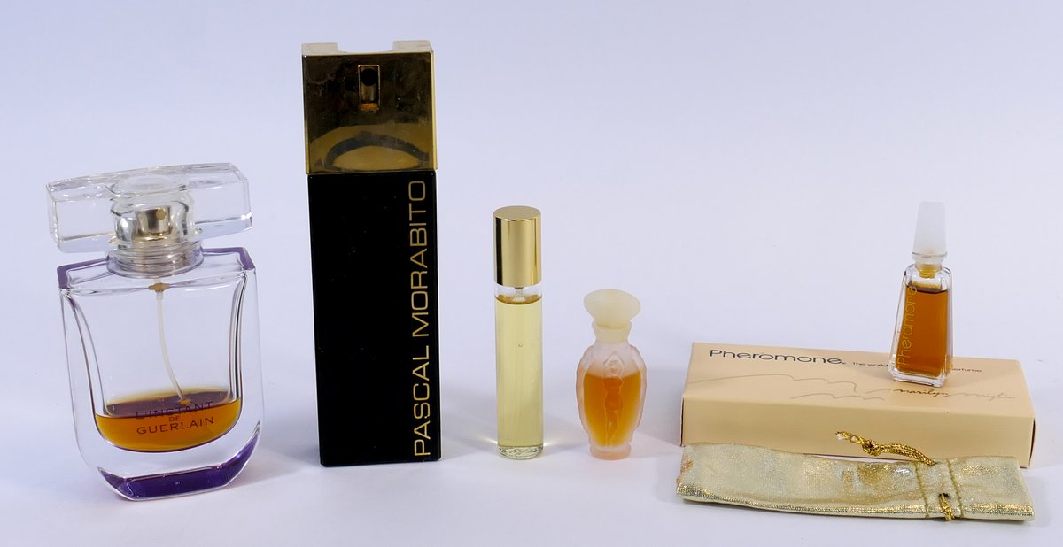 Six Perfume Bottles