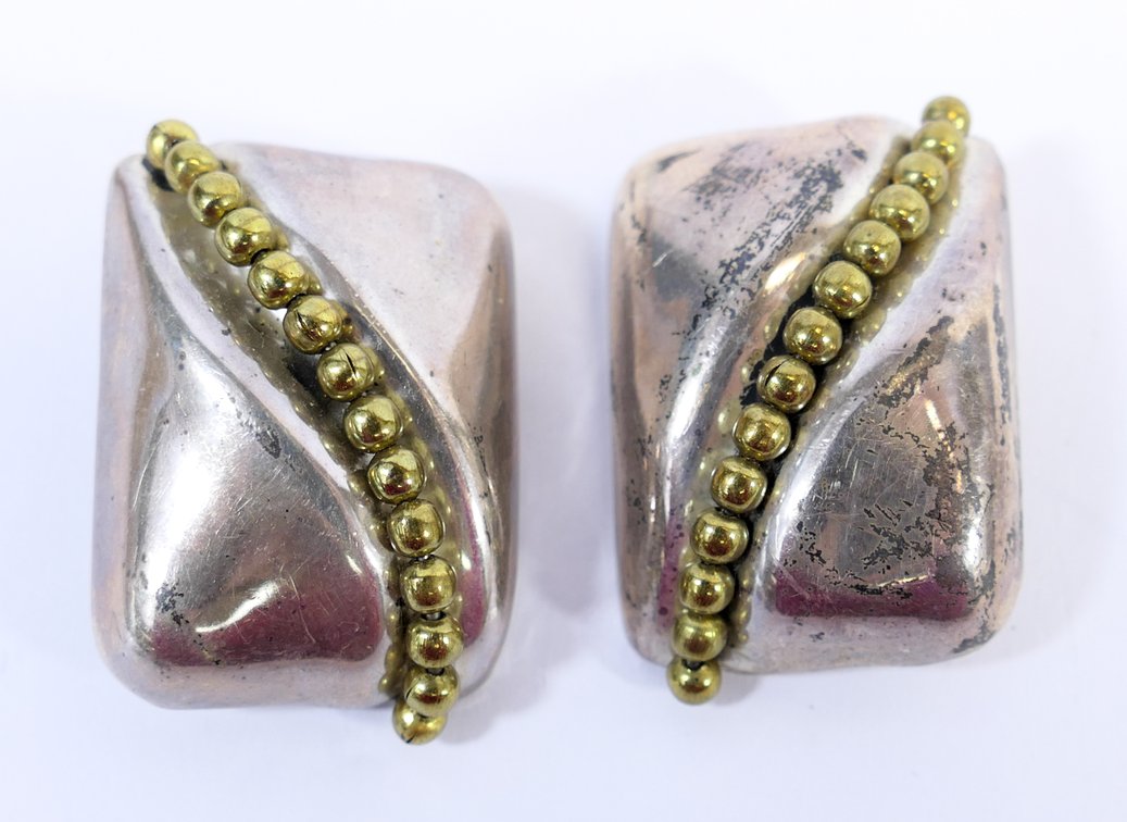 Sterling Silver Clip-On Earring Pair