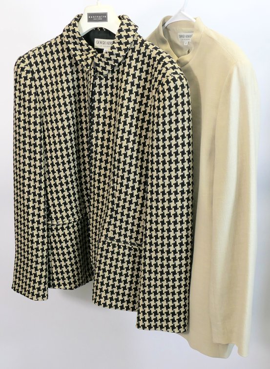 Giorgio Armani Le Collezioni Houndstooth Jacket