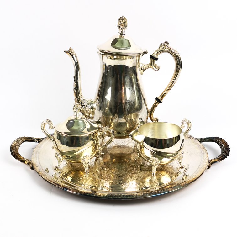 Silverplate Coffee Service with Tray