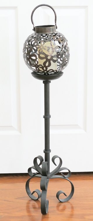 Wrought Iron Candle Stand