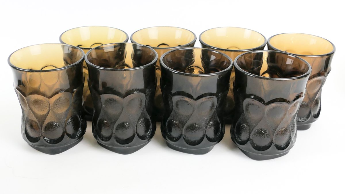 Noritake Walnut Brown Spotlight Juice Glasses