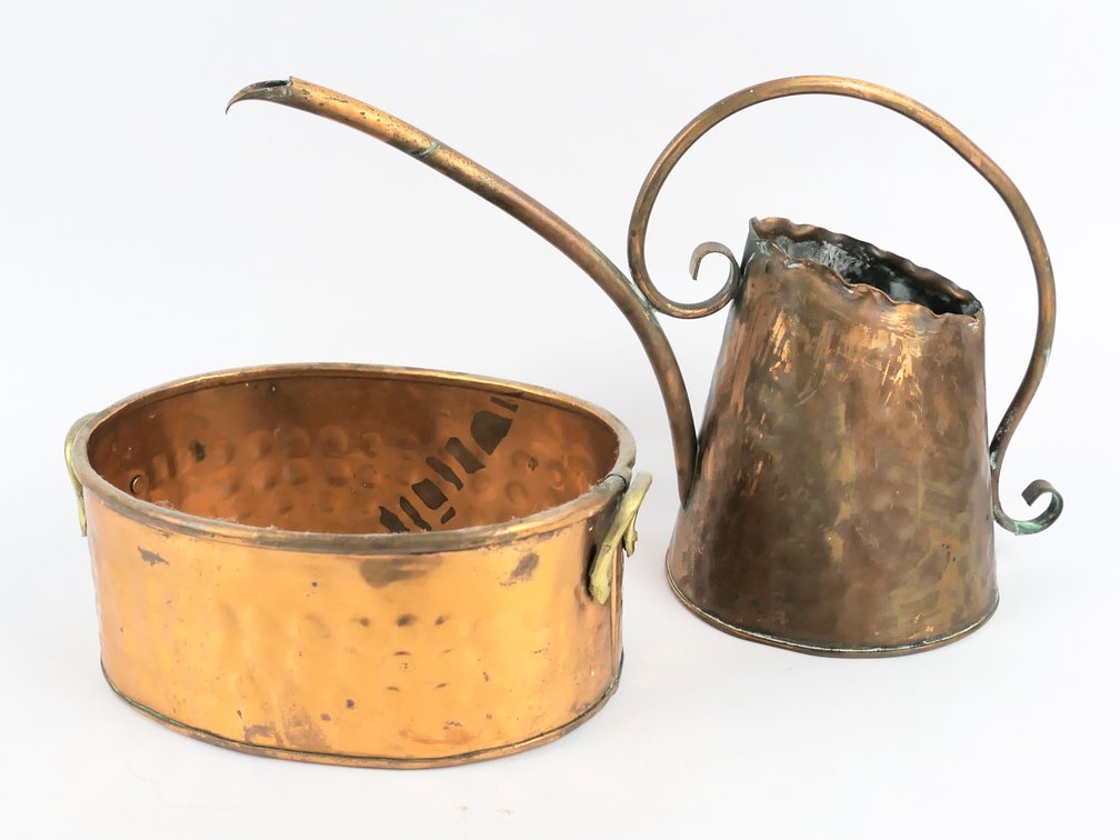 Hammered Copper Pieces
