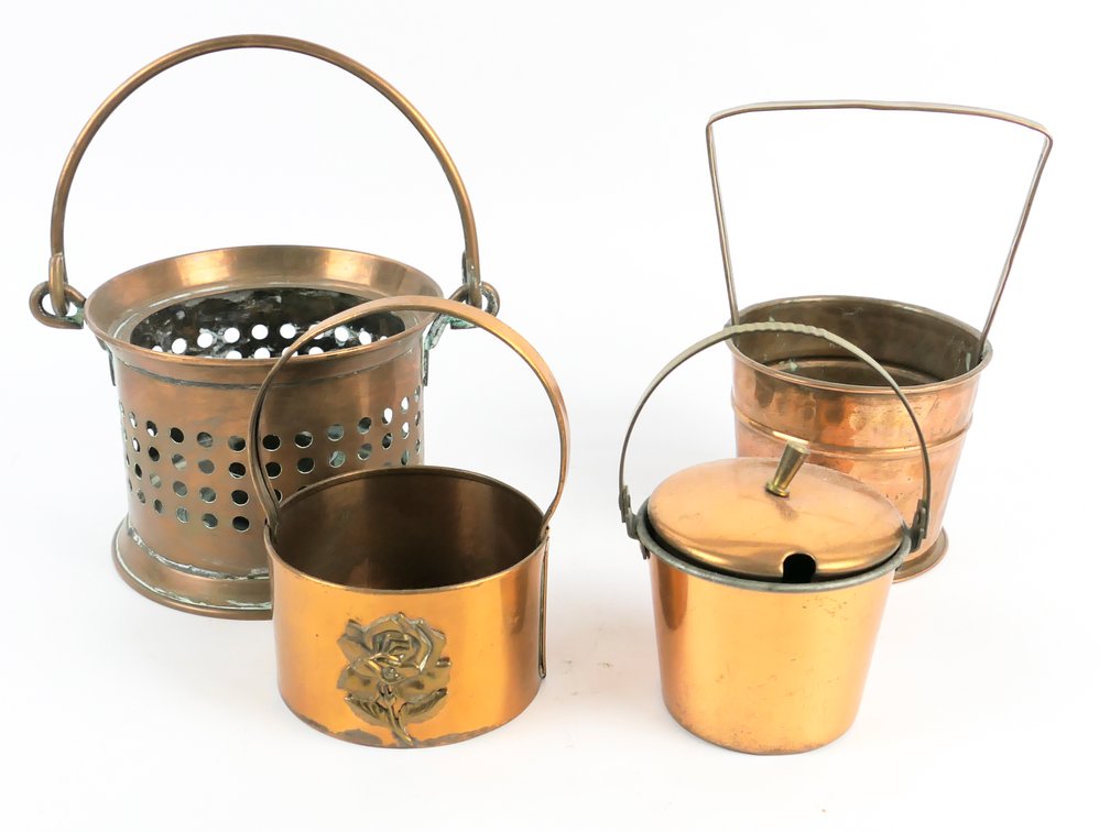 Decorative Handled Copper Pieces