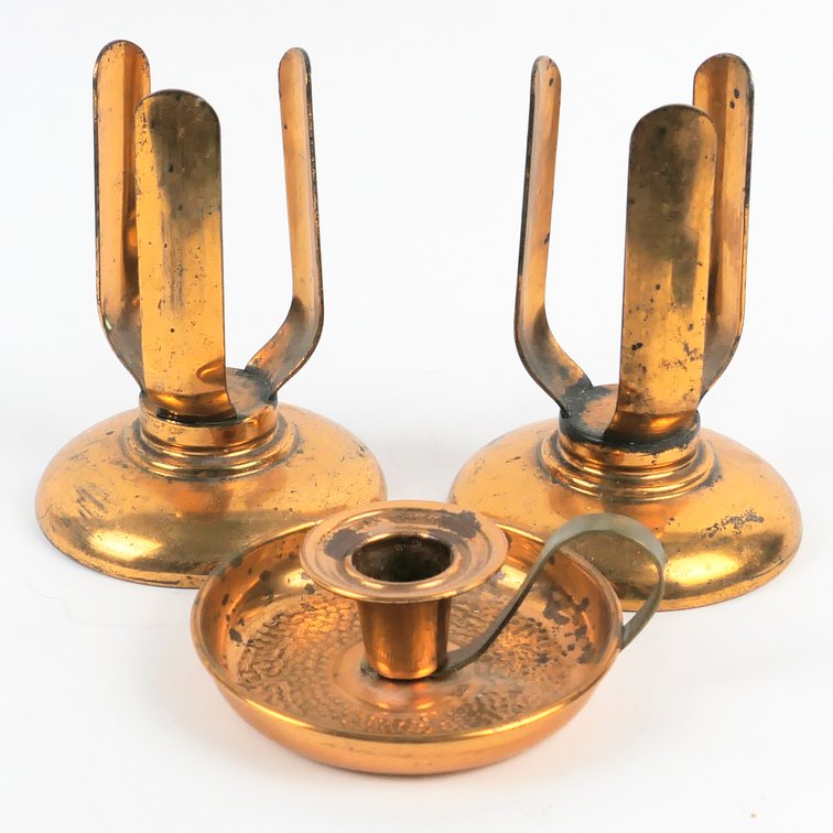 Copper Candle Holders