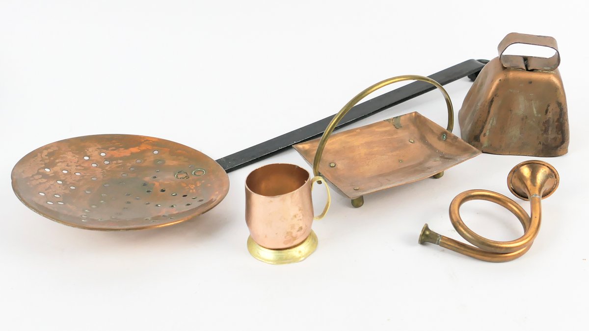 Selection of Copper and Copper Tone Pieces