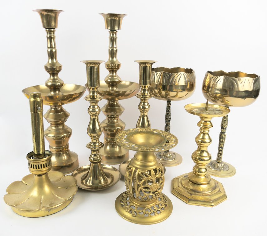 Brass Candlesticks Collection