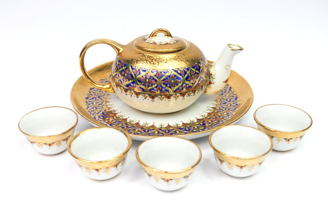Thai Benjarong Tea Set