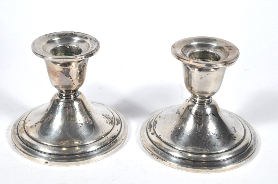 Newport Sterling Candlesticks