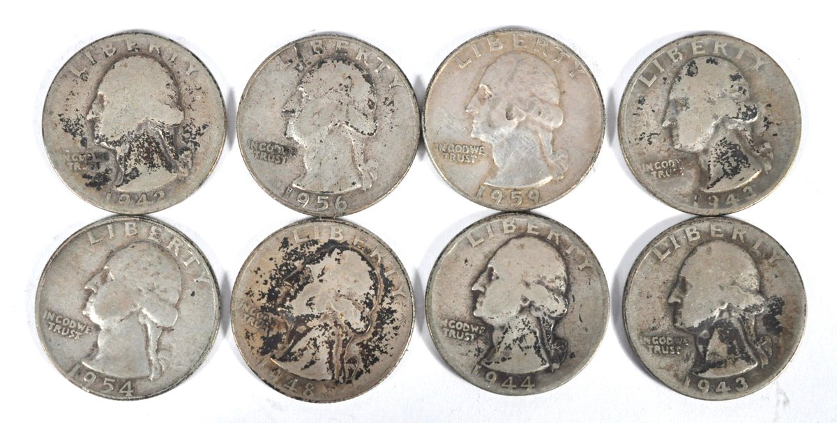 Eight Silver Quarters