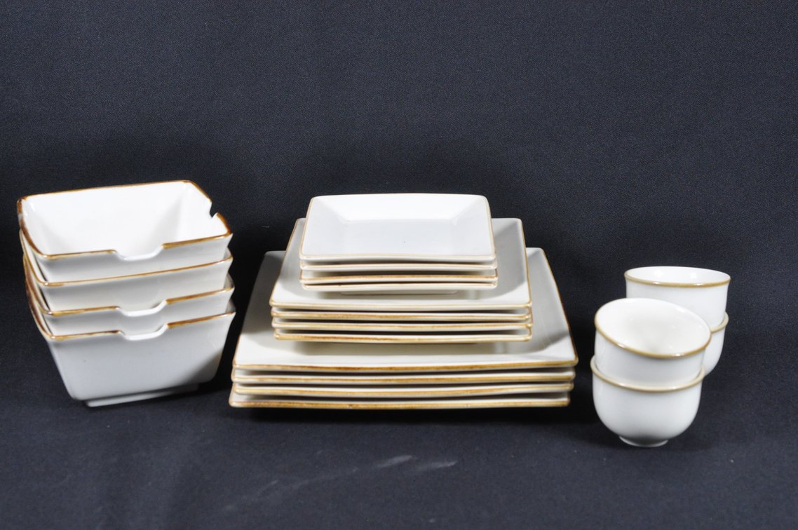 Pottery Barn Asian Square Dishware