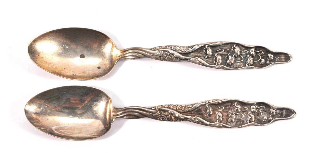 Two Sterling Teaspoons