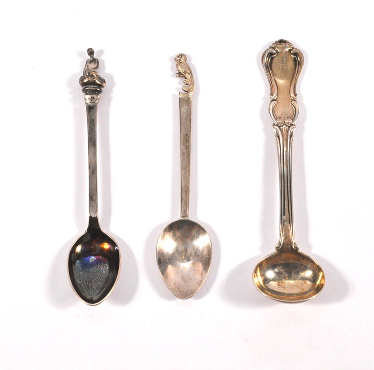 Three Small Sterling Spoons