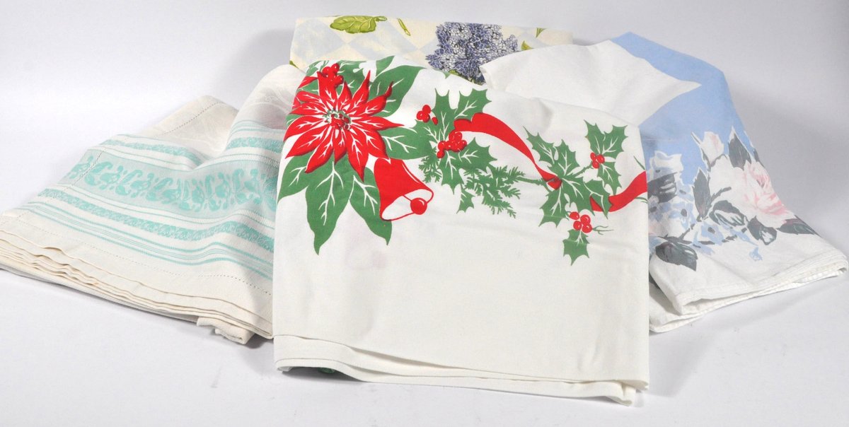Three Vintage Tablecloths