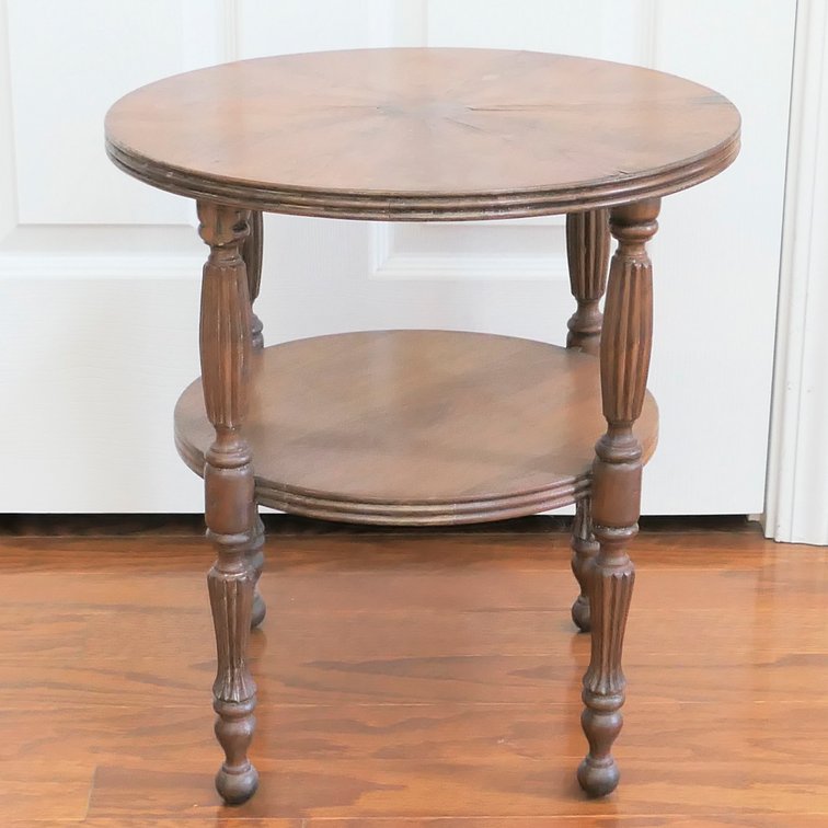 Double Tier Circular Drink Side Table