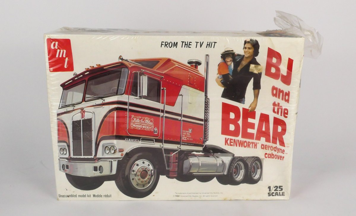 AMT 1980 Matchbox BJ & The Bear Unassembled Plastic Model Kit