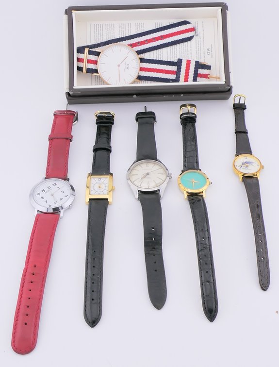 Group of Six Designer Watches