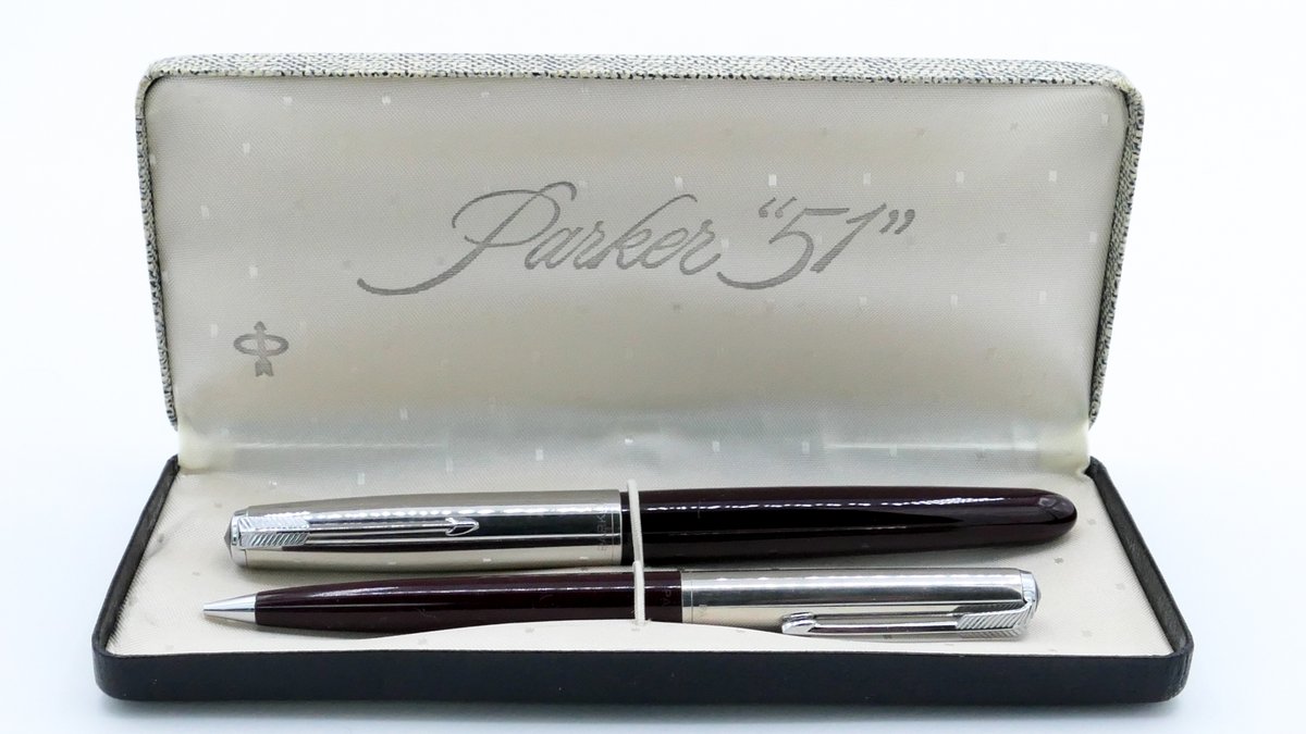 Plum Parker 51 Pen and Pencil Set