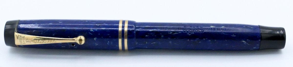 Lazuli Blue Parker Duofold Jr. Fountain Pen