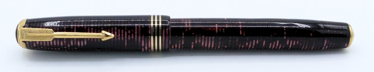 Red Pearlescent Parker Vacumatic Fountain Pen