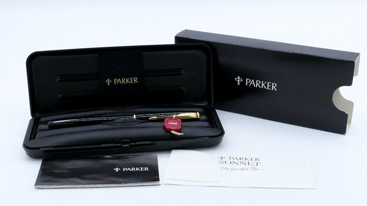 Black Parker Sonnet Fountain Pen