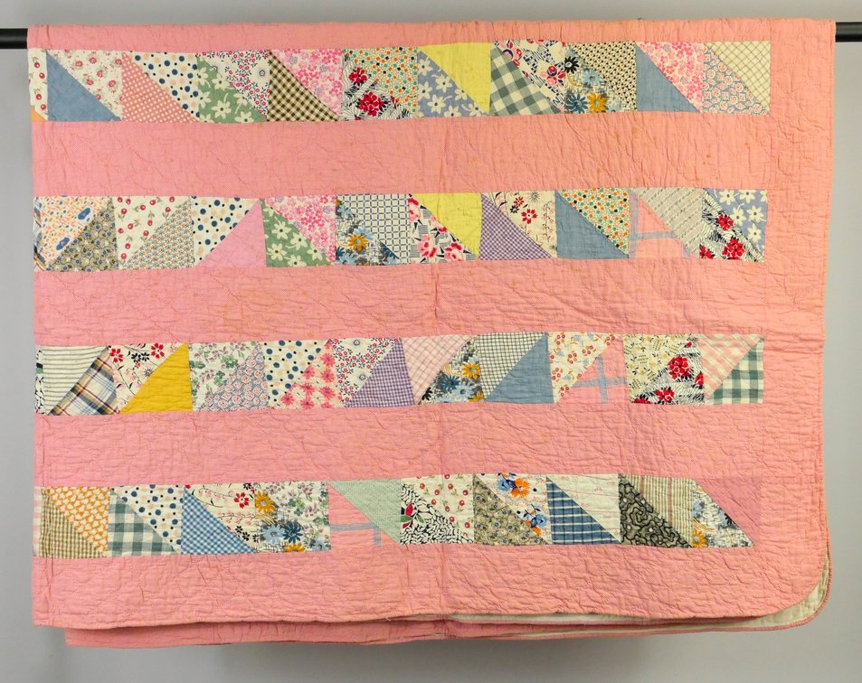 Hand Stitched Patchwork Quilt